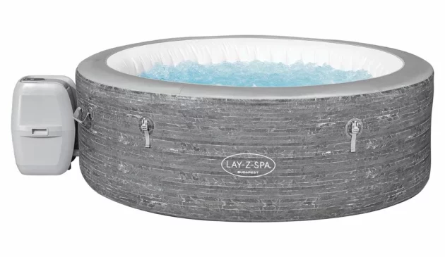 Lay-Z-Spa Budapest EnergySense Smart AirJetInflatable Hot Tub with Energy-Efficient Cover