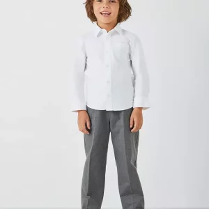 Boys' GOTS Organic Cotton Long Sleeve School Shirt (pack of two), from £13