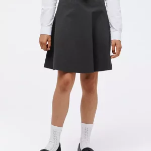 Girls' Adjustable Waist Stain Resistant A-Line School Skirt, from £9