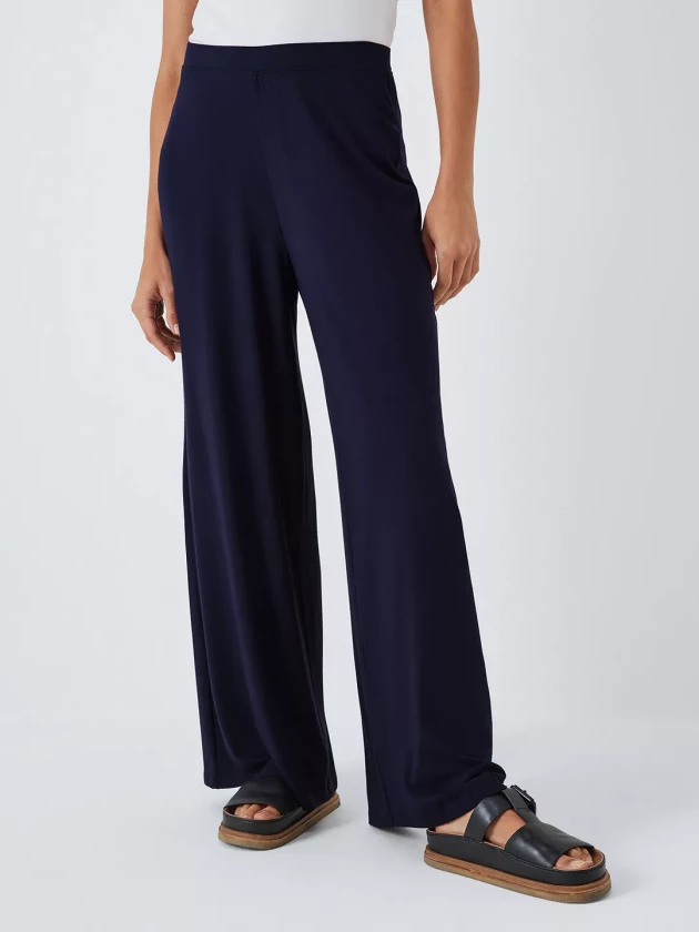John Lewis Jersey Wide Leg Trousers,