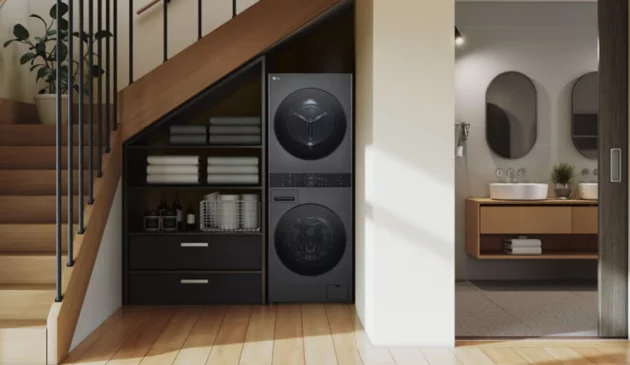 Is this the ultimate laundry hack for parents? Introducing the revolutionary LG WashTower™