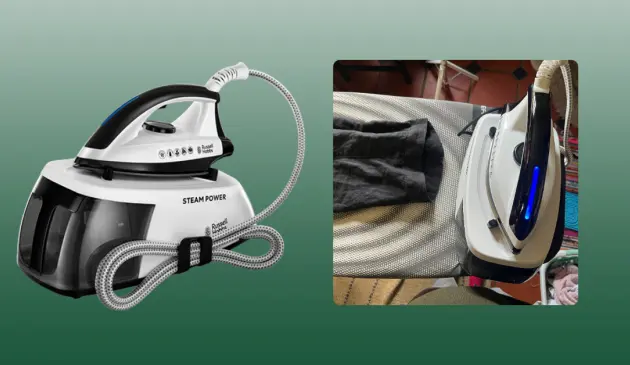 Mumsnet journalist Poppy O'Neill tests the Russell Hobbs Steam Power Steam Generator Iron