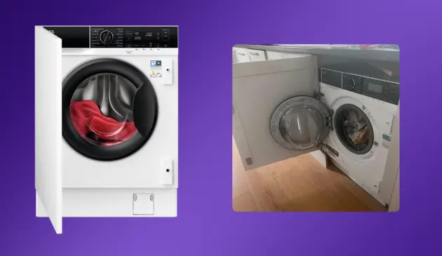 AEG 8000 PowerCare Integrated Washer Dryer hand tested review hero image