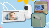 Momcozy BM01 baby monitor review main image including monitor in testing