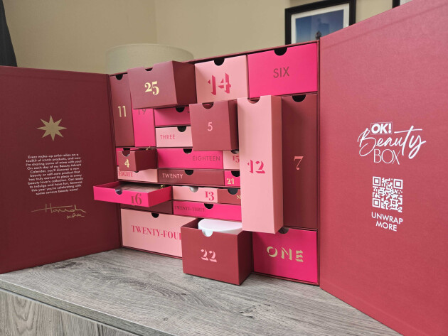 Rebecca Roberts reviews the OK! Beauty Box advent calendar for 2025