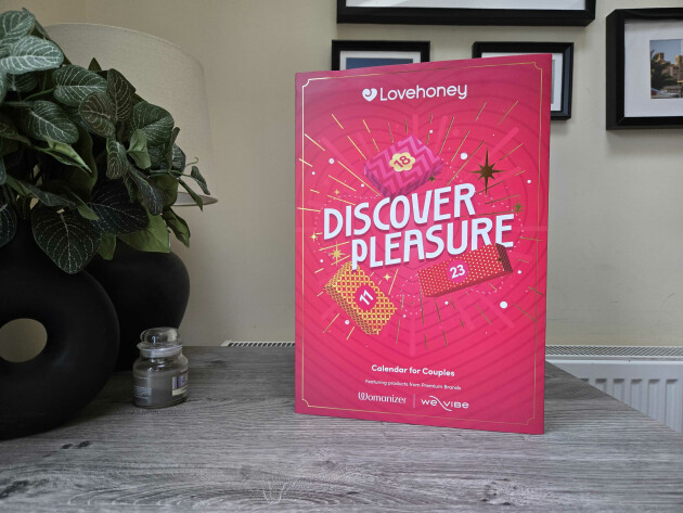 A front view of the Lovehoney Couple's Advent calendar for 2025