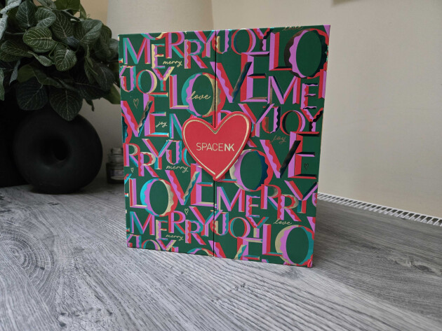 A front view of Space NK's fragrance Advent calendar
