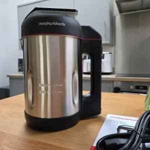 A close up of the Morphy Richards Saute and Soup Maker