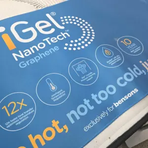 Close up of Bensons for Beds iGel NanoTech 3000i Mattress details