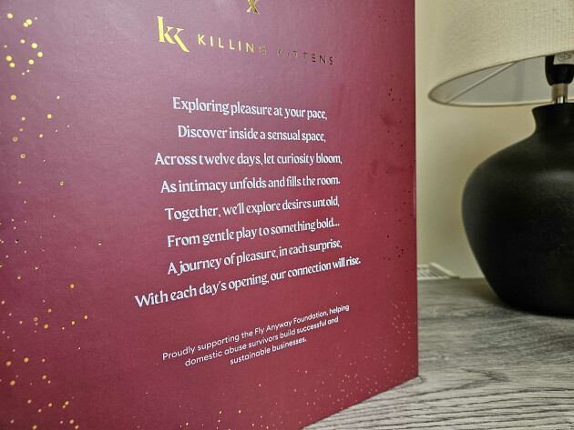 Text on the back of the SheSpot Advent Calendar