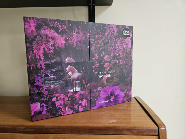 The Ann Summers 12 Nights of Wonder Advent calendar closed in its original packaging