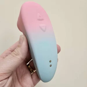 A view of the controls on the Lovense Tenera 2 clit sucker vibrator