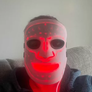 Mumsnet tester Christine wears the SENSSE Professional LED Face Mask