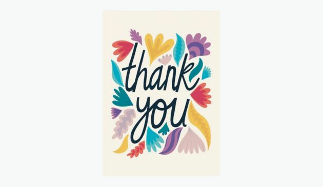 thortful thank you card