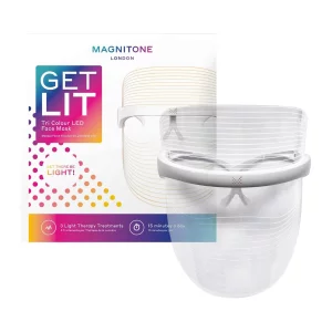 A product image of the Magnitone Get Lit LED Face Mask