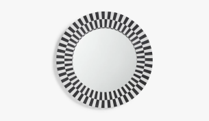 John Lewis Checkerboard Round Wall Mirror