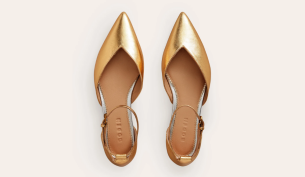 Ankle Strap Point Flats