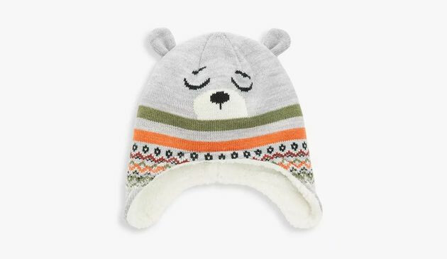 John Lewis Kids’ Polar Bear Trapper Hat