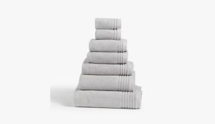 Ultra Soft Cotton Towels, Silver Grey, Face Cloth (Set of 2)