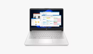 HP  14s-fq1000na Laptop, AMD Ryzen 5 Processor, 8GB RAM, 256GB SSD, 14" Full HD, Natural Silver