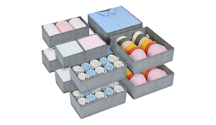 12 Pack Drawer Organisers Foldable Storage