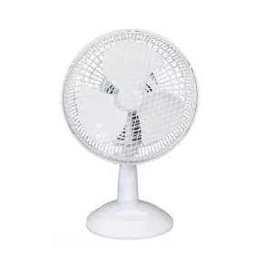 Challenge White Oscillating Desk Fan