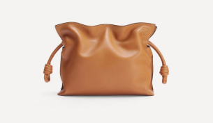 Mini Flamenco Leather Clutch Bag