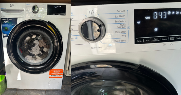 Beko EnergySpin™ BM3WT4941IW 9kg Washing Machine