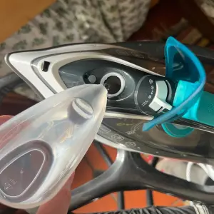 Mumsnet Home editor Poppy O'Neill testing the Polti Vaporella Quick Q100