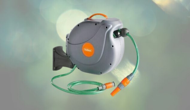 VonHaus Hose Reel Auto Rewind Wall-Mounted Reel