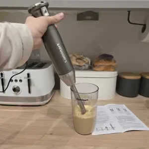 Cuisinart Power Blend Immersion Blender making mayonnaise