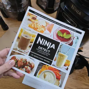 Instructions with the Ninja Detect 3-in-1 Power Blender and Processor Pro