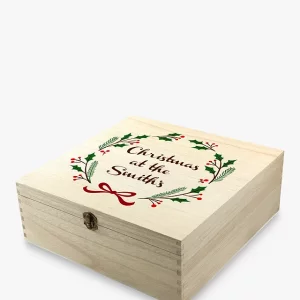 Treat Republic Personalised Jolly Holly Christmas Eve Box, £35