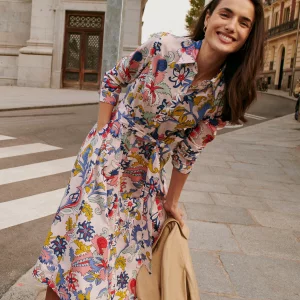 Amy Cotton Midi Shirt Dress