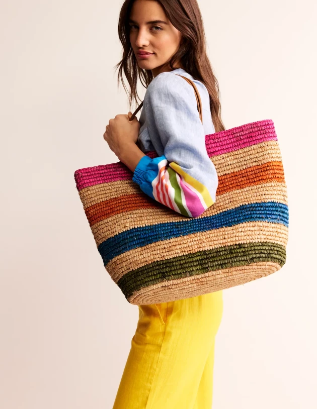 Raffia Tote Bag,