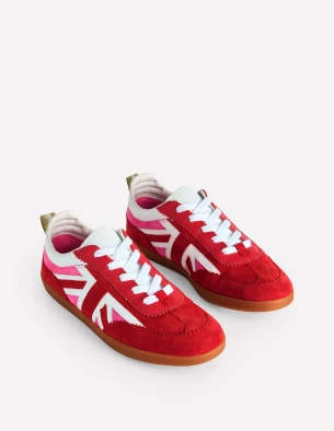 Erin Union Jack tennis trainers