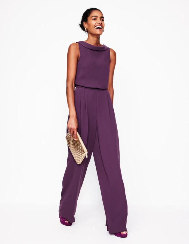 A model wearing Boden's Clarissa jumpsuit