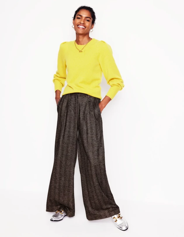 Chiswick wool blend trousers