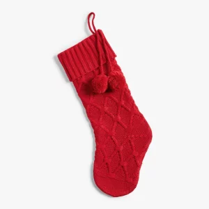 Cable Knitted Stocking, £20