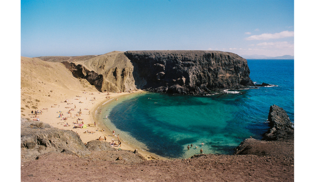 the coast of Lanzarote