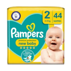Pampers New Baby Nappies Essential Pack of 44
