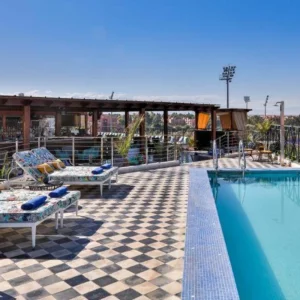 Rooftop pool at 2Ciels Boutique Hotel in Marrakech