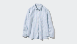100% premium linen striped shirt