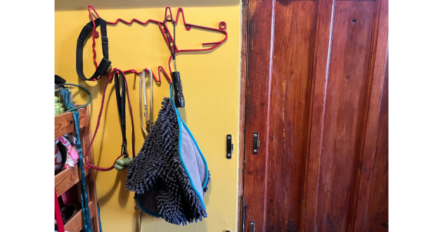 Mumsnet home editor Poppy O'Neill testing the Beldray XL Pet Drying Towel