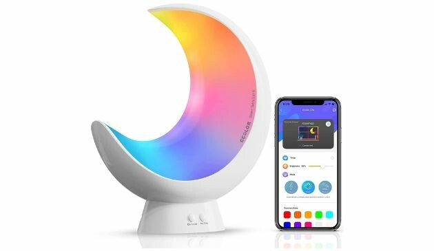 ECOLOR Bedside Moon Lamp