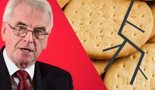 John McDonnell biscuit
