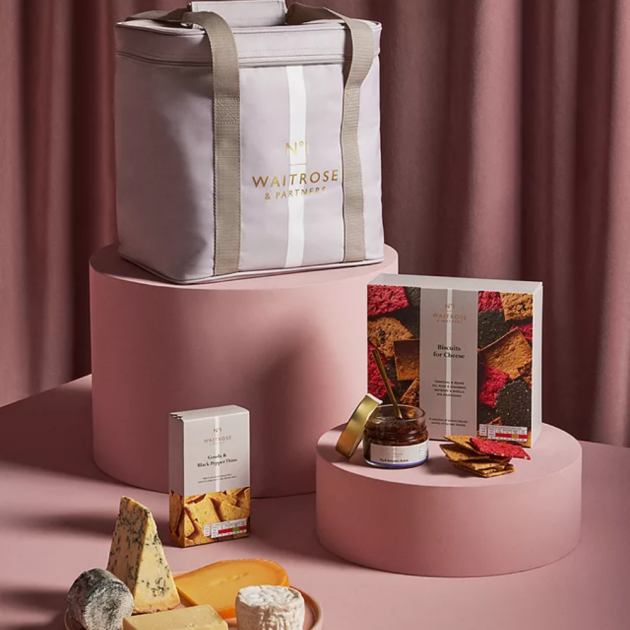 Waitrose & Partners No.1 Fresh Cheese and Biscuits Hamper
