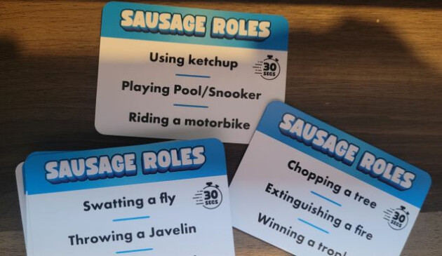 Sausage Role cards