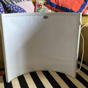 A product testing shot of the INVO Heating Curved Freestanding 300W Infrared Heating Panel
