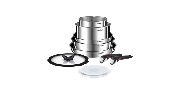 Tefal Ingenio Emotion 10 Piece Set, Pots & Pans Set